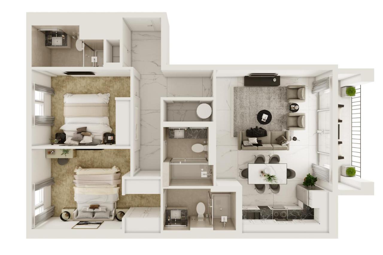 Apartamento Super Deluxe 2 dormitorios