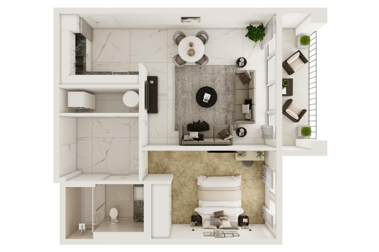Apartamento Deluxe de 1 dormitorio